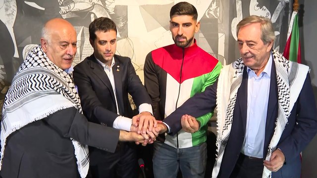 Gernika acoge la presentación del “histórico” partido solidario Euskadi-Palestina