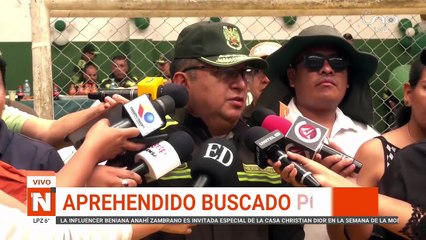 APREHENDIDO BUSCANDO POR ROBO SANTA CRUZ