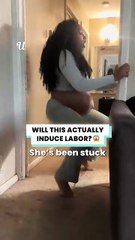 I’ve never seen a pregnant woman move around so much 😳