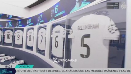 El vestuario del Real Madrid por dentro ¡Impresionante!