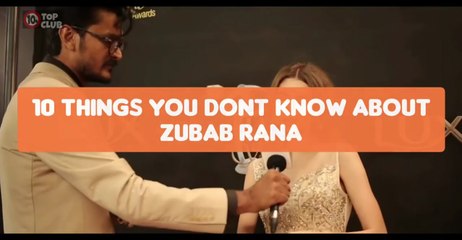 10 Things You Dont Know About ZUBAB RANA _ Zubab Rana Interesting Facts __ #Top10sClub