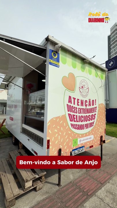 🍰 Sabor de Anjo estaciona trailer de confeitaria em Itajaí e conquista com bolos irresistíveis