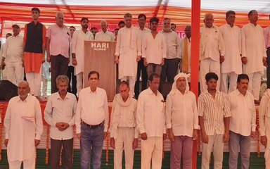 डूडी के निधन से खैरथल में कांग्रेस की जनसभा स्थगित, धरी रह गई तैयार ... देखें वीडियो ...