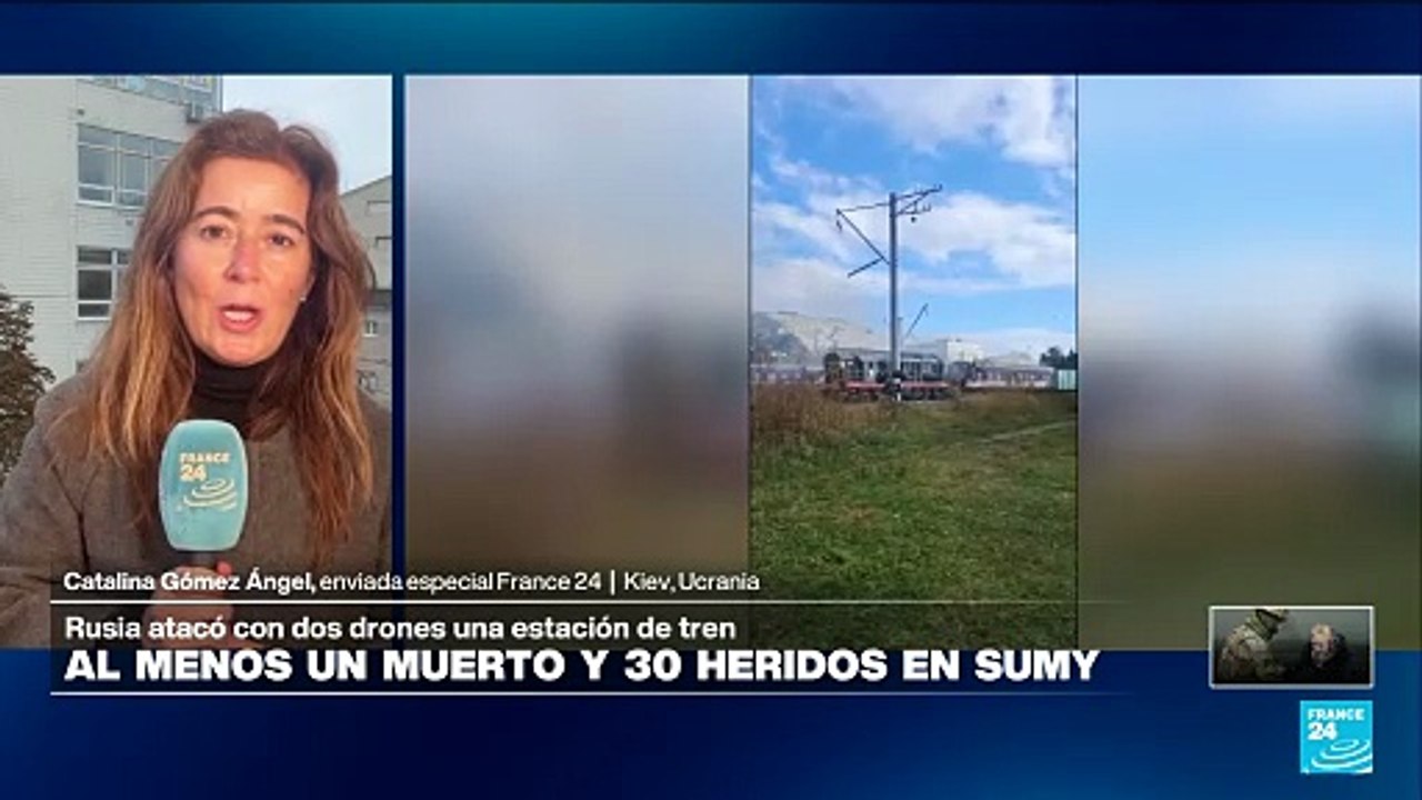 Informe desde Kiev: decenas de heridos en ataque con drones rusos contra un tren