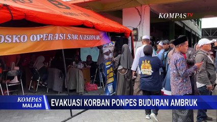 Evakuasi Masih Berlangsung, Keluarga Santri Ponpes Buduran Bertahan di Posko Tunggu Kabar Penemuan