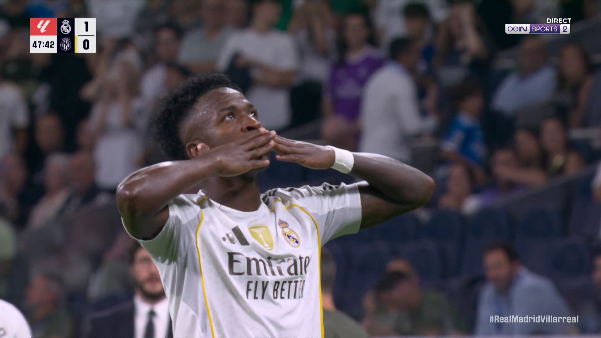 La Liga : Vinicius trouve la faille et lance le Real contre Villarreal