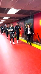 Beşiktaşlı futbolcular, RAMS Park'tan üzgün ayrıldı