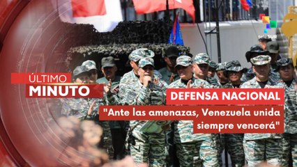 Venezuela lleva a cabo ejercicios militares especiales en defensa del país