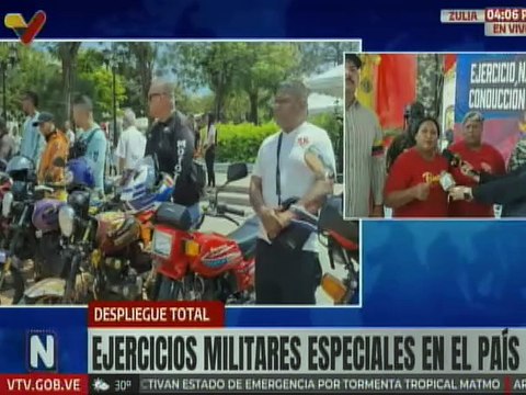 Zulianos participan masivamente en el despliegue de Ejercicios Militares Especiales