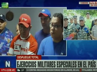 Pueblo de Cojedes se une activamente a los ejercicios de comando, control y comunicación