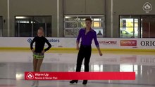 Novice Pair Short Program 2025 Sask Skate