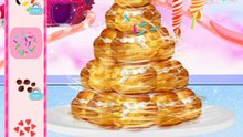 🦄 Unicorn Bakery Chef: Unicorn Puff Tower✨