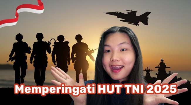 Memperingati HUT ke-80 TNI
