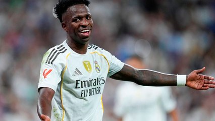 Vinicius tras doblete y poner al Real Madrid en primer lugar de LaLiga: "Seguiremos así"