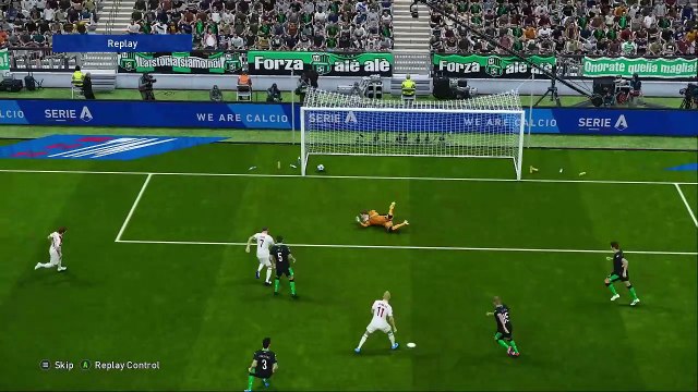 Epic PES 2021 Serie A Clash AC Milan vs Sassuolo – Master League