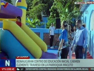 La Guaira | Gobierno nacional rehabilitó centro de Educación Inicial Carmen Clemente Travieso
