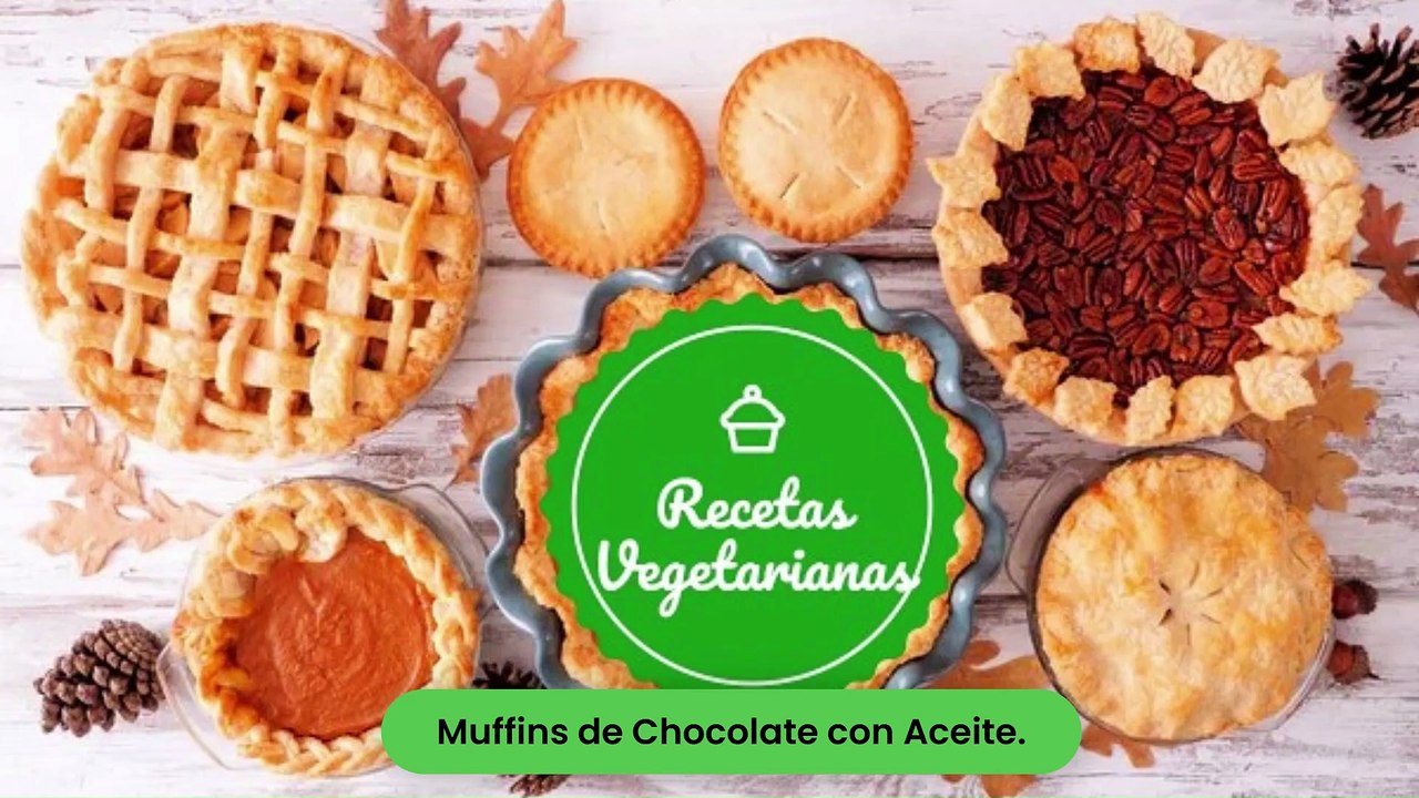 Muffins de Chocolate con Aceite.