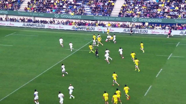 TOP 14 - Essai de Joris JURAND (ASM) - ASM Clermont - US Montauban