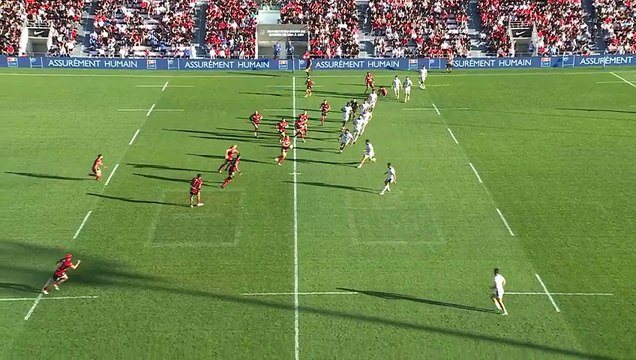 TOP 14 - Essai de Antoine FRISCH (RCT) - RC Toulon - Section Paloise
