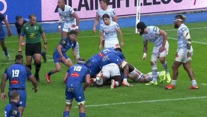 TOP 14 - Essai de Abraham PAPALII (CO) - Castres Olympique - Racing 92