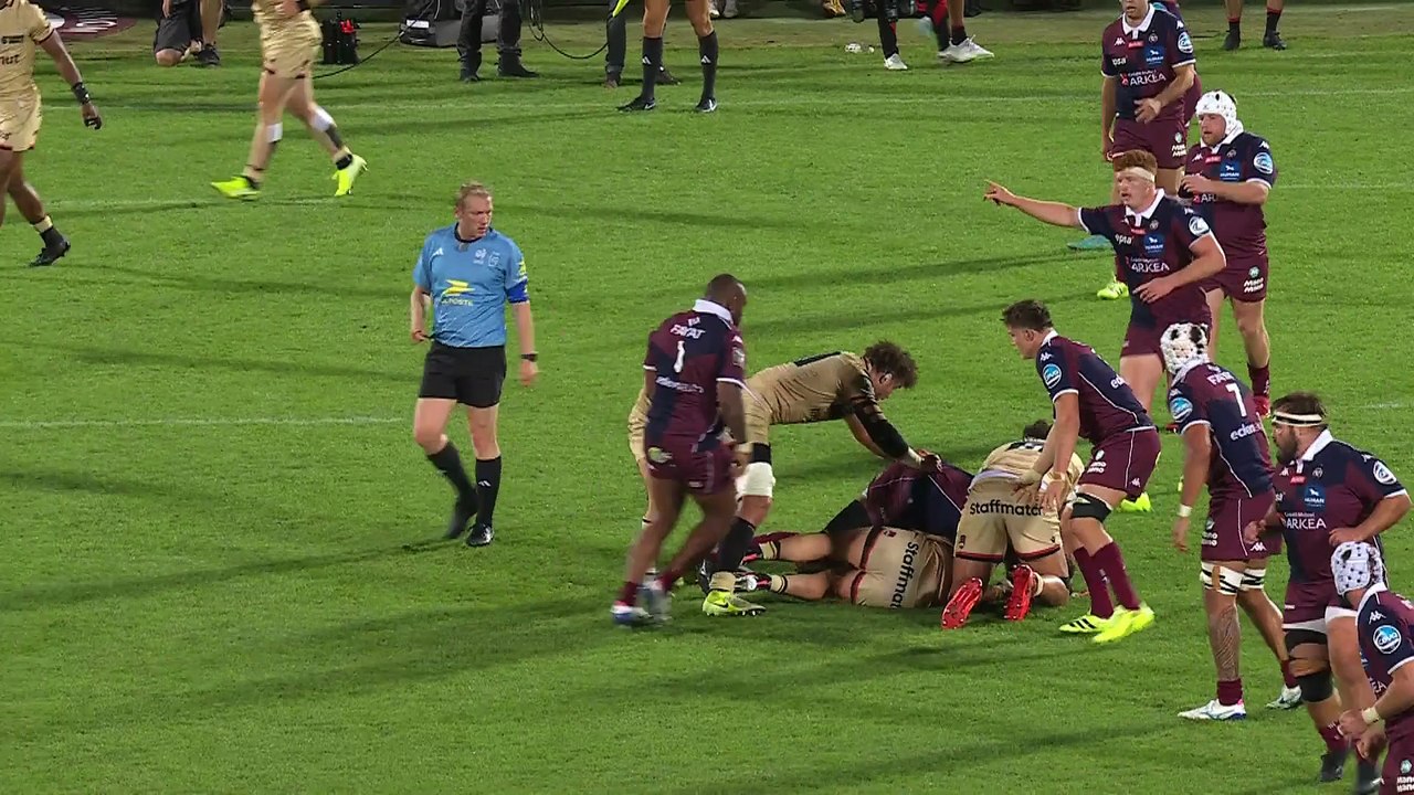 TOP 14 - Essai de Esteban GONZALEZ (LOU) - Union Bordeaux-Bègles - LOU Rugby