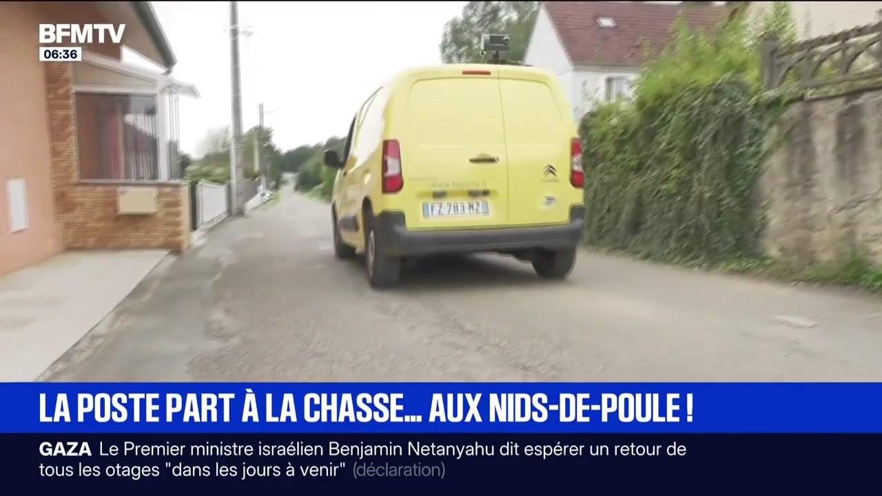 Dans le Doubs, les véhicules des postiers équipés de caméras pour détecter les nids-de-poule