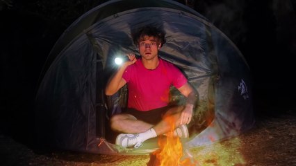 “I Survived 99 Nights in the Forest IN REAL LIFE 🌲🔥 (Alone and Terrified 😱)”
