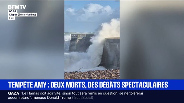 Deux morts et de lourds dégâts après le passage de la tempête Amy