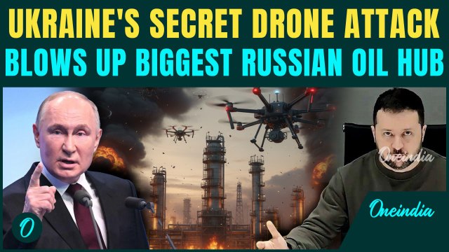 Ukraine STRIKES Russia’s Biggest Oil Refinery: Massive Drone Attack Blows Up Putin's Oil Empire