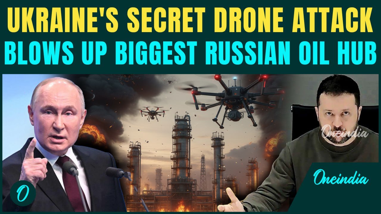 Ukraine STRIKES Russia’s Biggest Oil Refinery: Massive Drone Attack Blows Up Putin's Oil Empire
