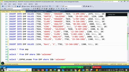 26 Live SQL Practice Session 5 Oct 2025