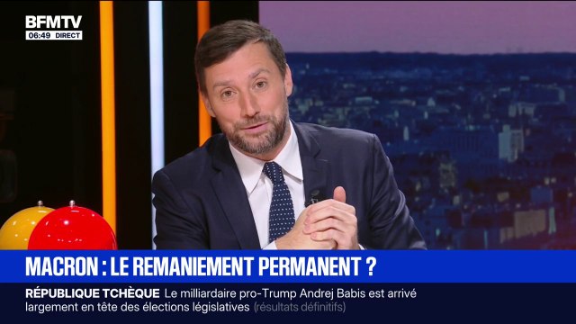 SIGNÉ BFM - Avec Emmanuel Macron on a l'impression d'être dans un remaniement permanent