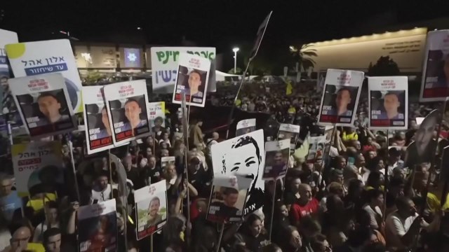 종전 기대감에 '인질 석방' 집회에 20만 명 운집... 지금! 지금! 외쳐 / YTN