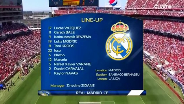 23/7/2017 Real Madrid- Manchester United F.C. (1-1) International Champions Cup