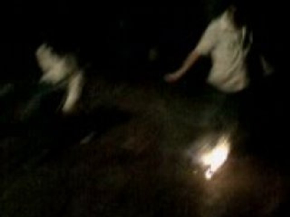 Feu d'artifice fou