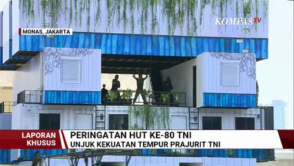 Keren! Atraksi Unjuk Kekuatan Tempur Prajurit TNI di HUT ke-80, Disaksikan Presiden Prabowo