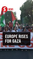 Hundreds of thousands turn out at pro-Palestinian marches in Europe