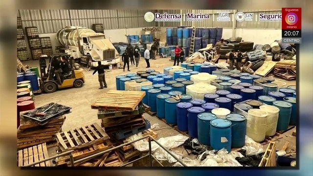 En Durango, fuerzas federales aseguran tres narcolaboratorios incautan 2 mil costales de químicos