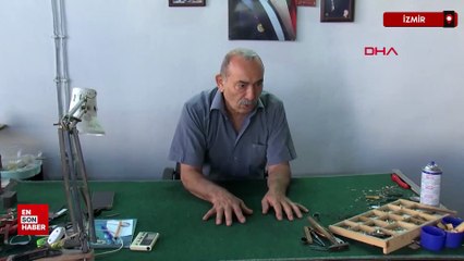 İzmirli usta Ömer Faruk Kurşunel, el yapımı kanunlarıyla dünyaya açıldı