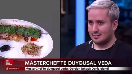 MasterChef’te duygusal veda: Gordon lakaplı Deniz elendi