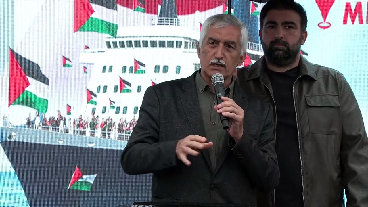 Eminönü’nde Gazze için özgürlük nöbeti