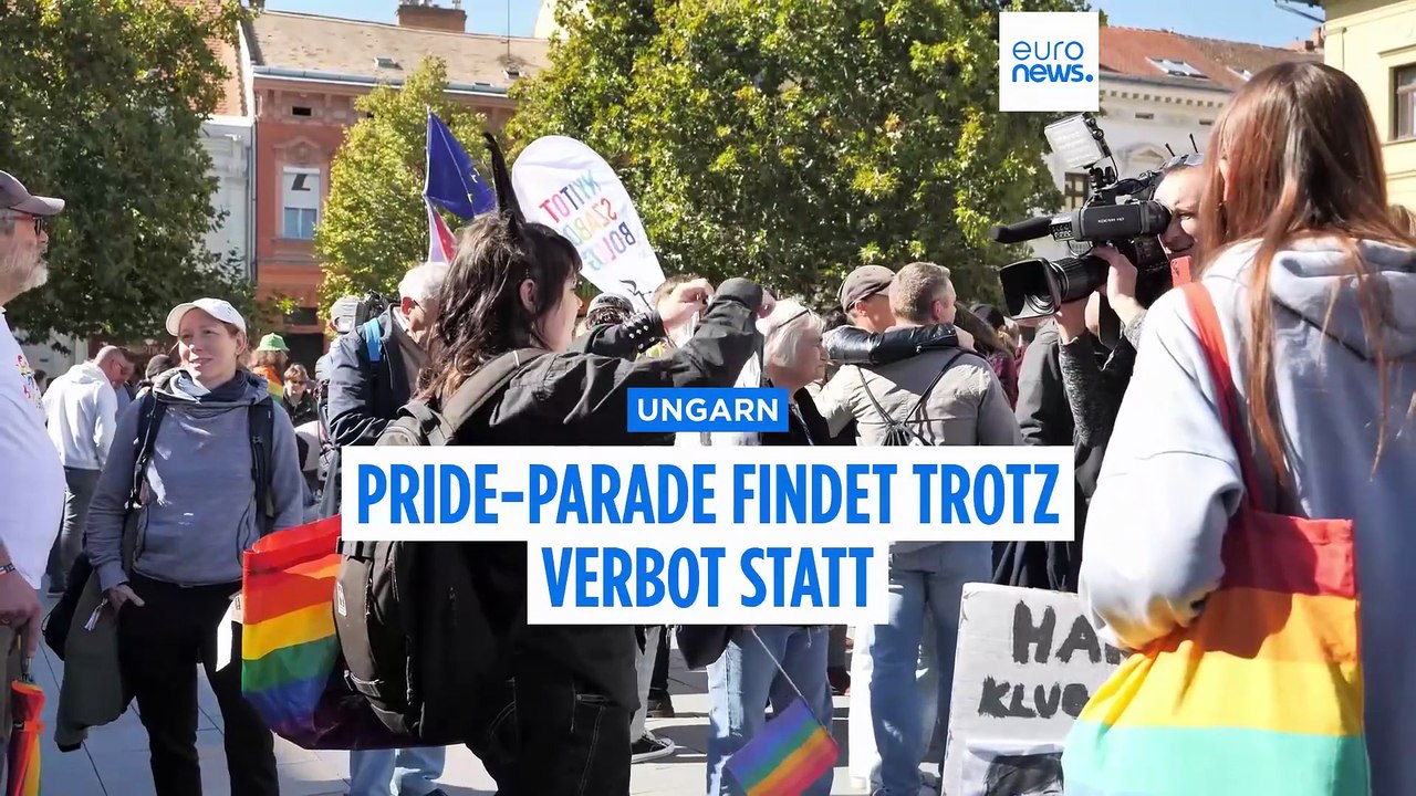 Ungarns verbotene Pride: EU-Abgeordnete sprechen von 'Wendepunkt' für die Demokratie