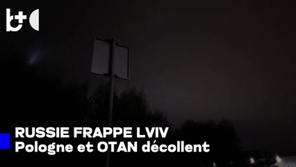 La Russie frappe l’Ukraine avec missiles et drones — la Pologne fait décoller des chasseurs