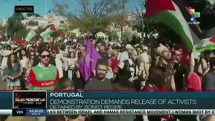 World: Thousands gather to denounce assault on Global Sumud Flotilla