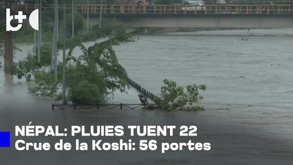 Pluies torrentielles au Népal, 22 morts