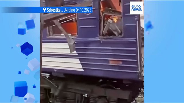 Russischer Angriff auf Personenzug in der Ukraine - Mindestens 30 verletzte