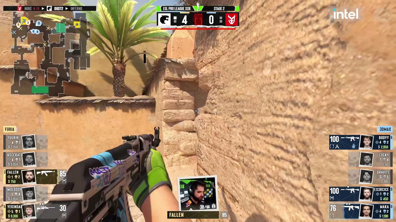 Counter-Strike #26: "YEKINDAR waves at 3DMAX after nutty AWP 3K completes the ace"