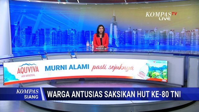 Antusiasme Warga Jakarta Warnai Puncak Peringatan HUT ke-80 TNI di Monas
