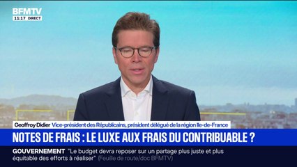 "Je ne peux pas approuver les propos" de Jeanne d'Hauteserre sur les notes frais, déclare Geoffroy Didier, vice-président des Républicains