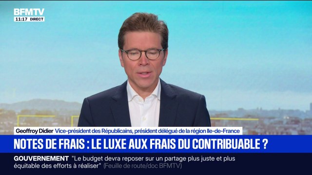 Je ne peux pas approuver les propos de Jeanne d'Hauteserre sur les notes frais, déclare Geoffroy Didier, vice-président des Républicains